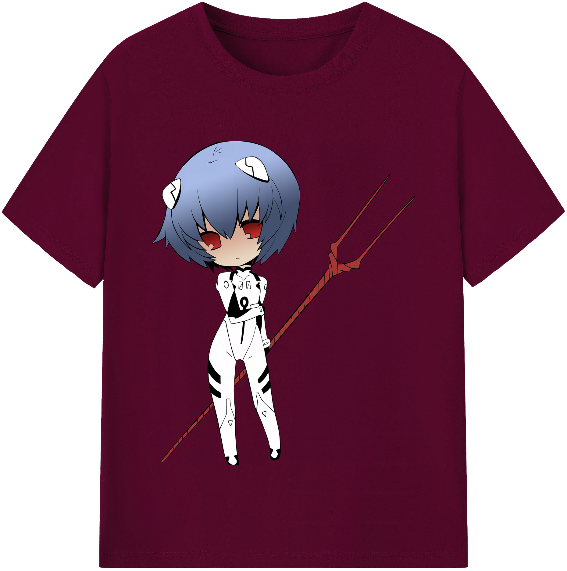 （画像用） EVA 新世紀エヴァンゲリオン レディースカジュアルプリントTシャツ（綿100％）